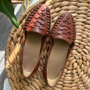 Nisolo Brown Genuine Leather HUARACHES / Never Worn